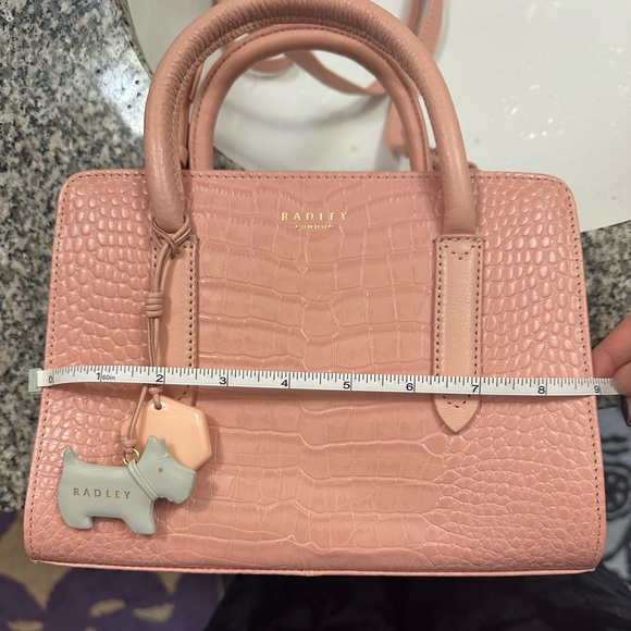 Radley London Pink Purse with Scottie Bag Charm - Picture 8 of 9